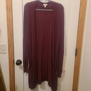 NWOT Burgundy Cardigan Mason Jules